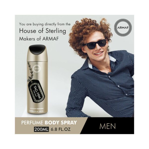 Armaf Tag Him Deodorant Body Spray (200ml) - Armaf