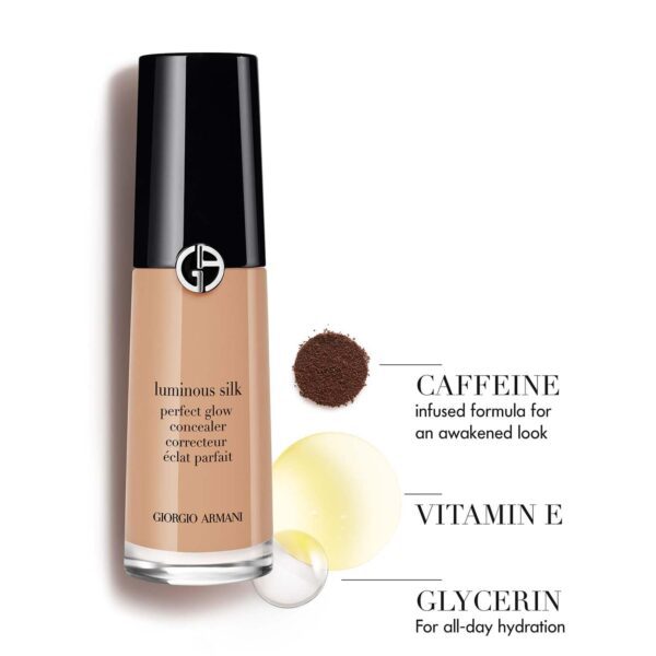 Armani Luminous Silk Hydrating & Brightening Concealer - 6.5-Medium To Tan Neutral (12 ml) - Giorgio Armani