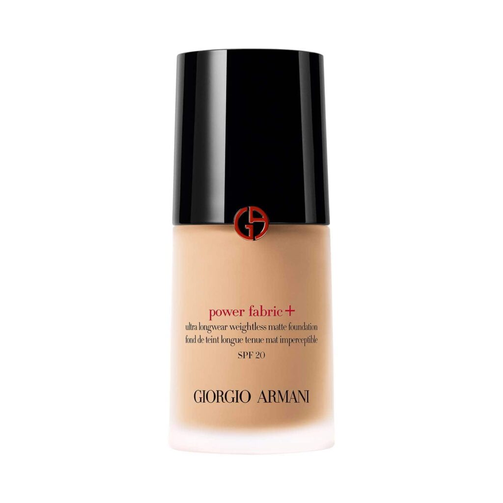 Armani Power Fabric+ Full Coverage Liquid Foundation - 3.25-Light With Golden Undertone (30 ml) - Giorgio Armani
