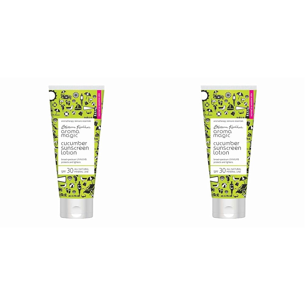 Aroma Magic Cucumber Sunscreen Lotion - 50Ml (Pack Of 2, Spf, Spf 30, Sensitive)