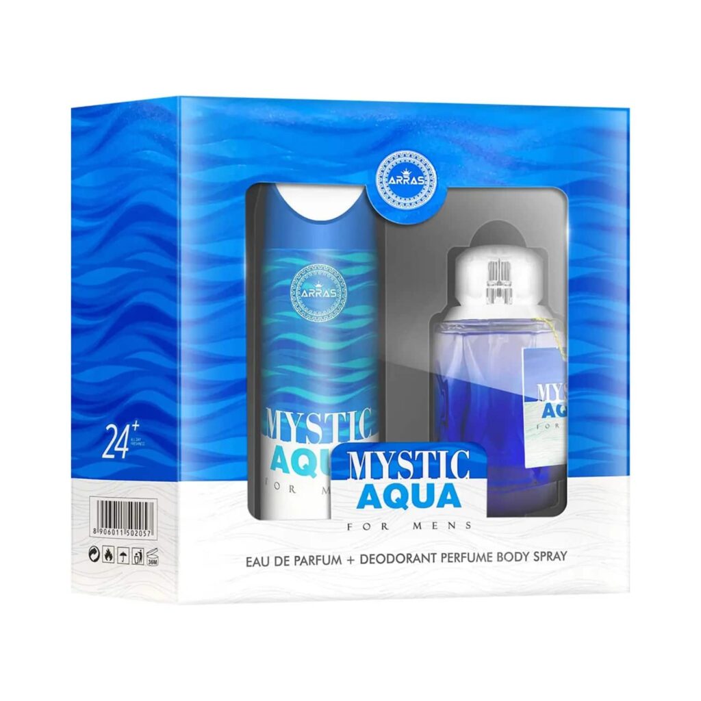 ARRAS Mystic Aqua Perfume and Deo Gift Set (2Pcs) - ARRAS