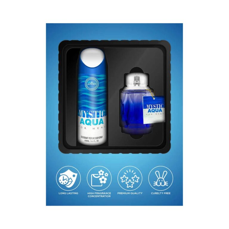 ARRAS Mystic Aqua Perfume and Deo Gift Set (2Pcs) - ARRAS