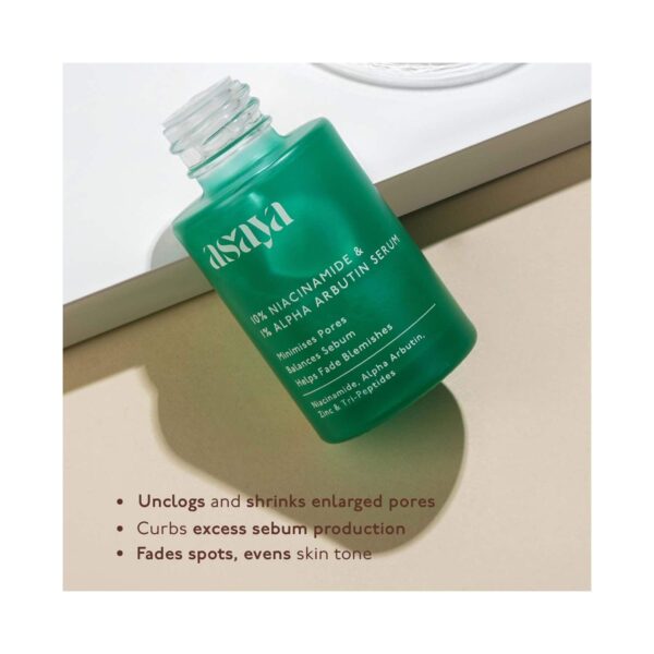 Asaya 10% Niacinamide & 1% Alpha Arbutin Face Serum (30 ml) - Asaya