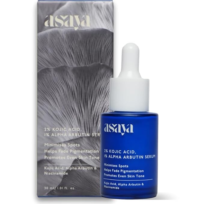 Asaya 2% Kojic Acid Serum | 1% Alpha Arbutin & Niacinamide for Hyperpigmentation | Reduces Dark Spots, Scars & Marks | Made with Dermatologists | Non-irritating | Uneven Skin...