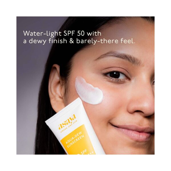 Asaya Aqua-Dew Sunscreen SPF 50+ PA+++ (50 g) - Asaya