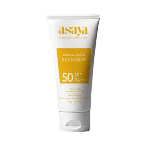 Asaya Aqua-Dew Sunscreen SPF 50+ PA+++ (50 g) - Asaya