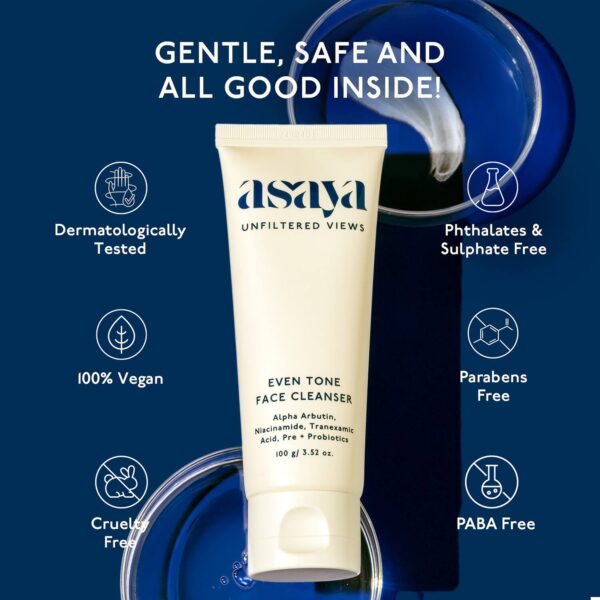 Asaya Even Tone Face Cleanser (100 ml) - Asaya