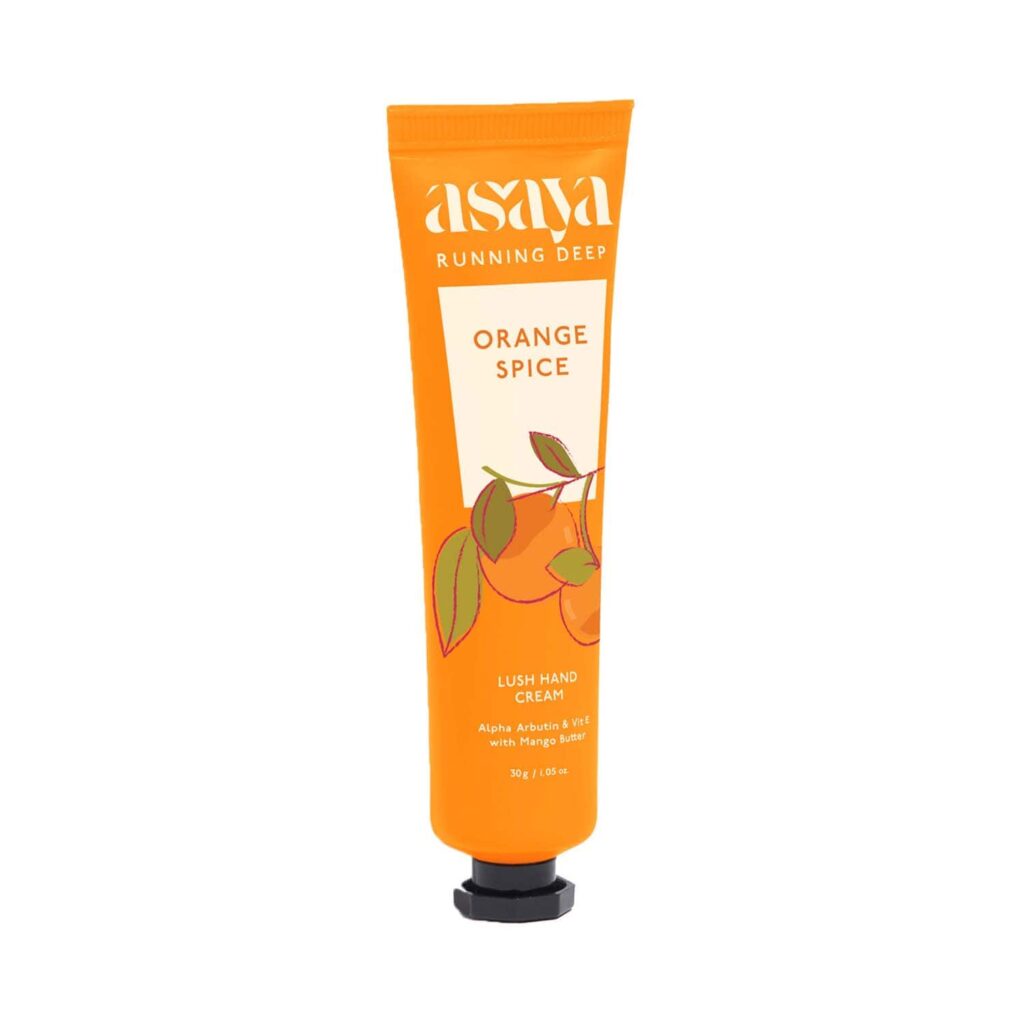 Asaya Orange Spice Hand Cream for Women & Men (30 g) - Asaya