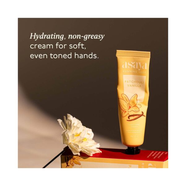 Asaya Patchouli Vanilla Hand Cream for Women & Men (30 g) - Asaya