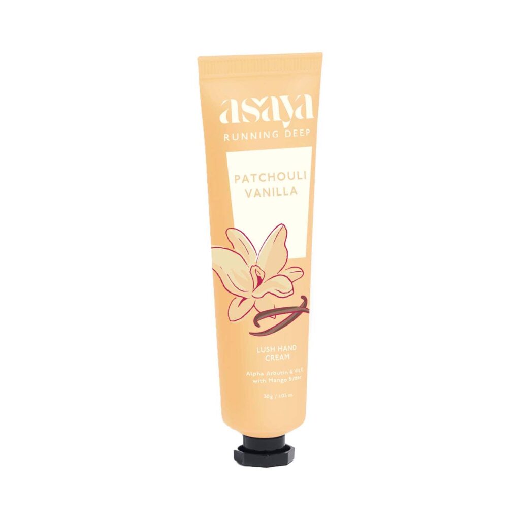 Asaya Patchouli Vanilla Hand Cream for Women & Men (30 g) - Asaya