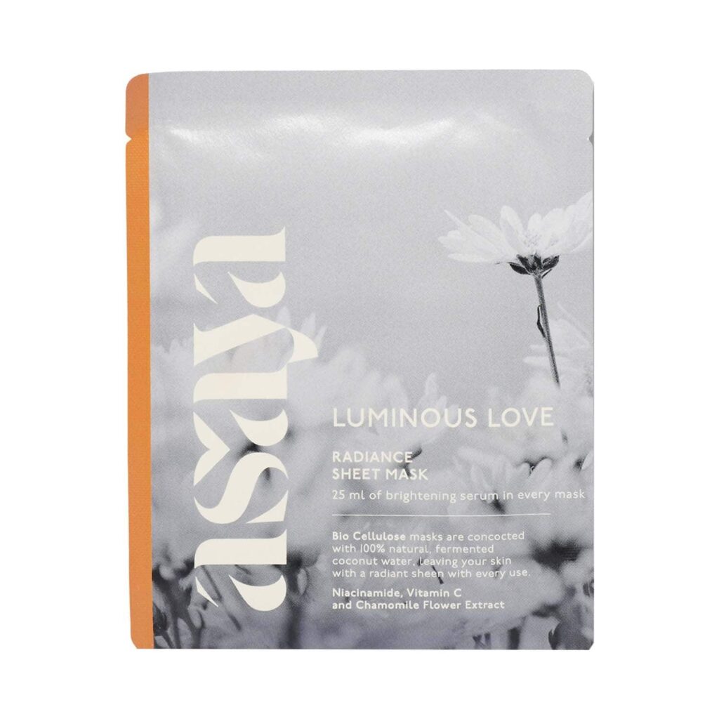 Asaya Radiance Korean Face Sheet Mask - Asaya