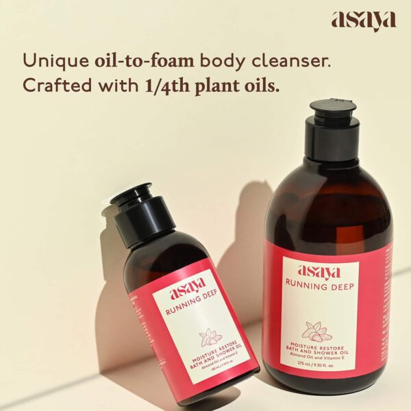 Asaya Running Deep Moisture Restore Bath & Shower Oil (100 ml) - Asaya