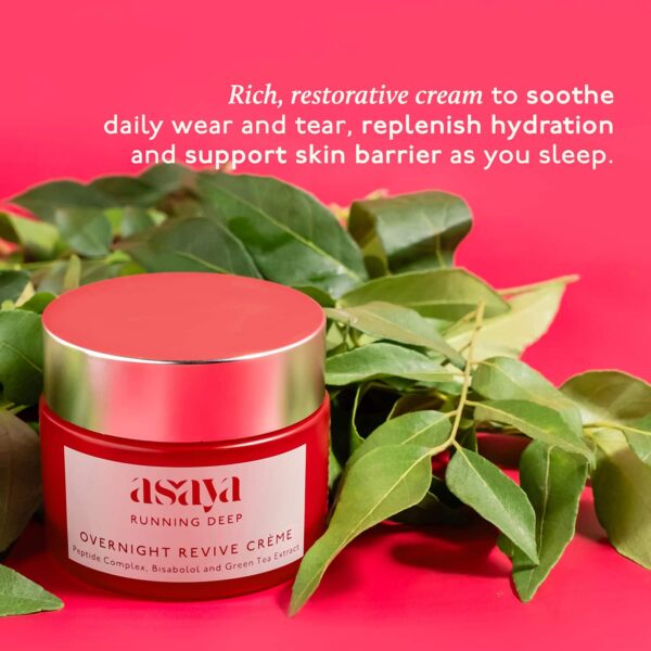 Asaya Running Deep Overnight Revive Creme (50 g) - Asaya