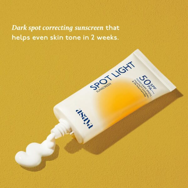 Asaya Spot Light Sunscreen SPF 50 PA++++ - Depigmentation|Dark spots & Acne Marks -(50 ml) - Asaya