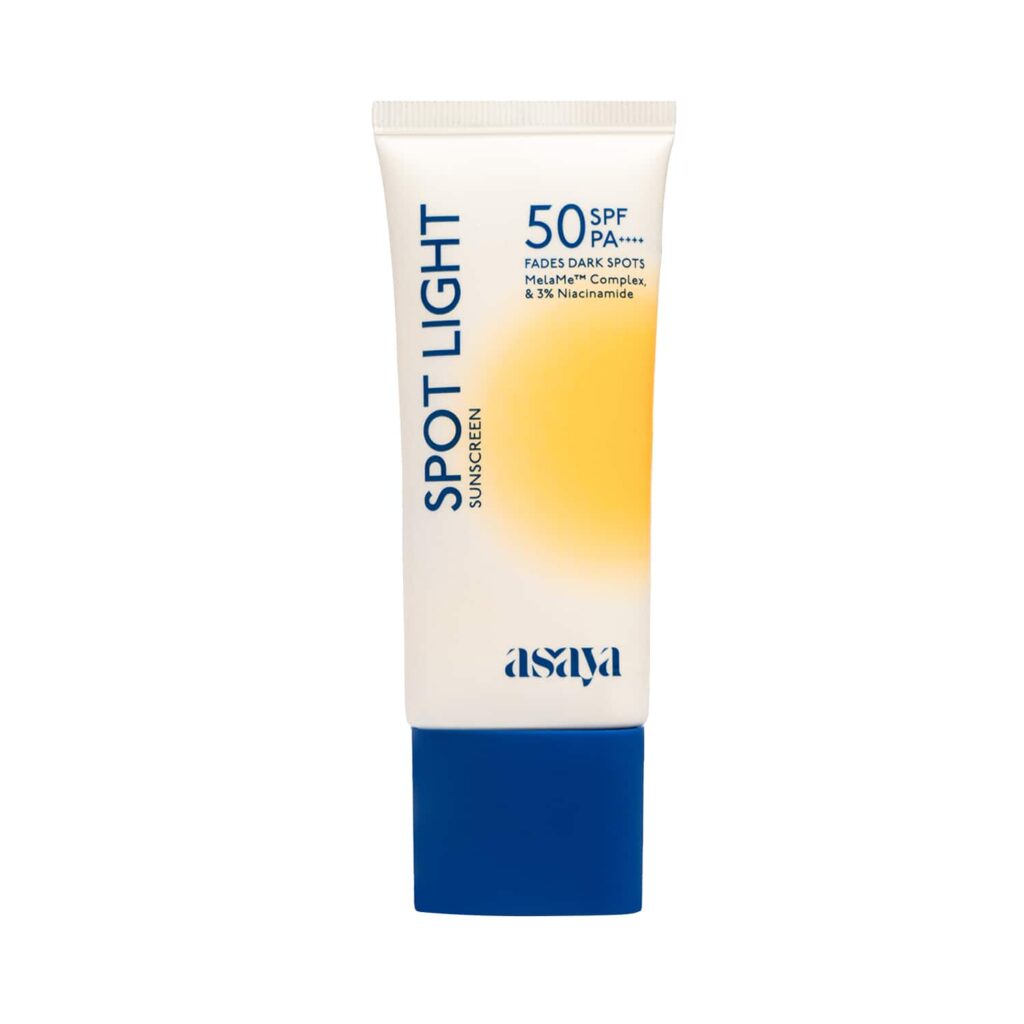Asaya Spot Light Sunscreen SPF 50 PA++++ - Depigmentation|Dark spots & Acne Marks -(50 ml) - Asaya