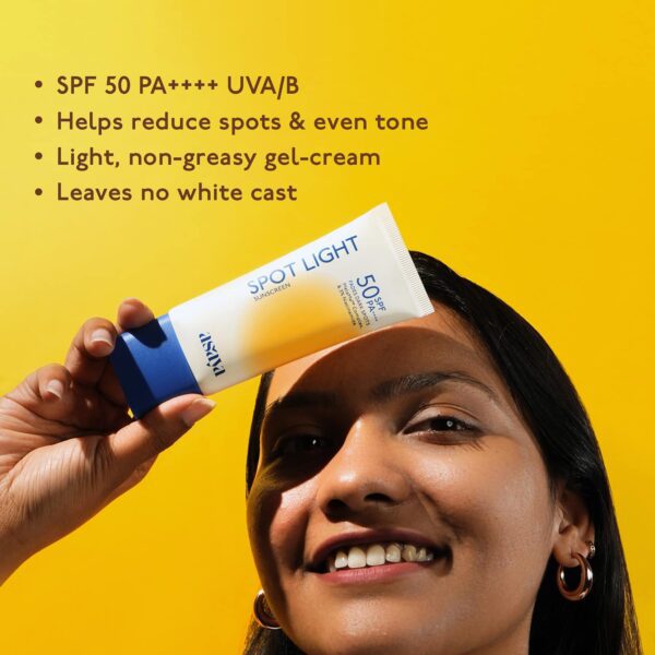 Asaya Spot Light Sunscreen SPF 50 PA++++ - Depigmentation|Dark spots & Acne Marks -(50 ml) - Asaya