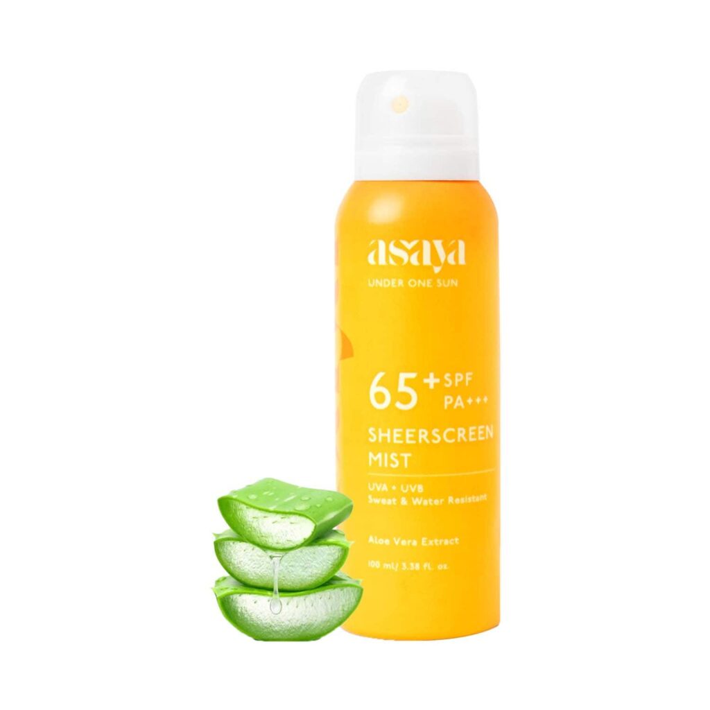 Asaya Under One Sun Sheerscreen Mist SPF 65+ PA+++ (100 ml) - Asaya