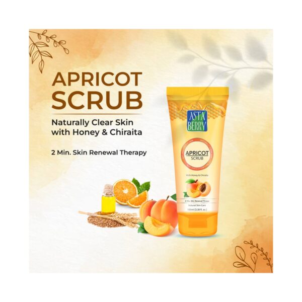 Astaberry Apricot Scrub (100ml) - Astaberry
