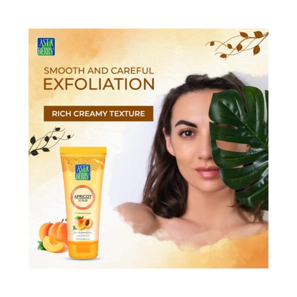 Astaberry Apricot Scrub (100ml) - Astaberry
