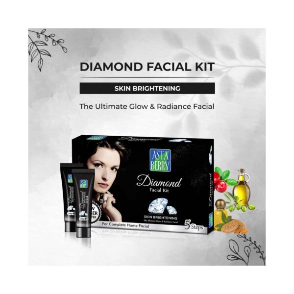 Astaberry Diamond Mini Facial Kit 5 Steps (100g) - Astaberry