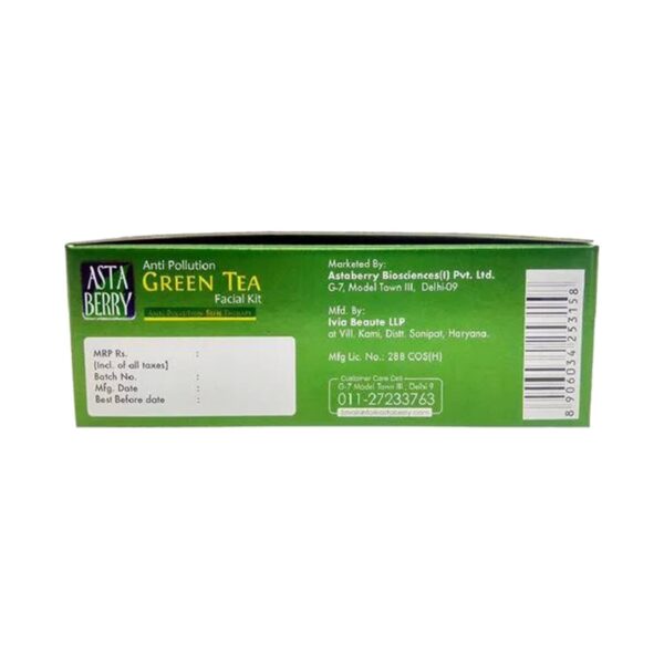Astaberry Green Tea Facial Kit - (6Pcs) - Astaberry