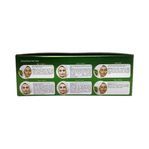 Astaberry Green Tea Facial Kit - (6Pcs) - Astaberry