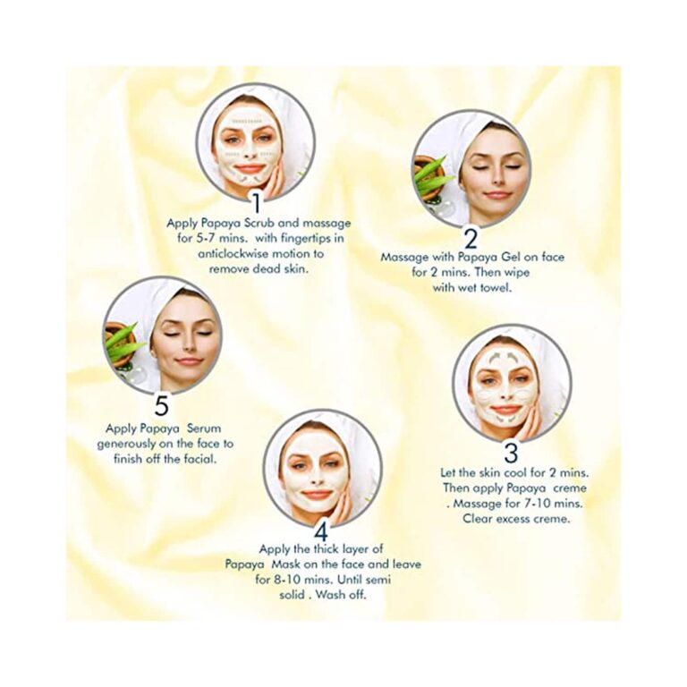 Astaberry Papaya Mini Facial Kit 5 Steps (100g) - Astaberry