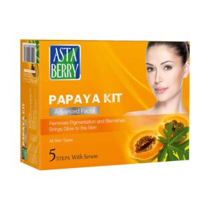 Astaberry Papaya Mini Facial Kit 5 Steps (100g) - Astaberry