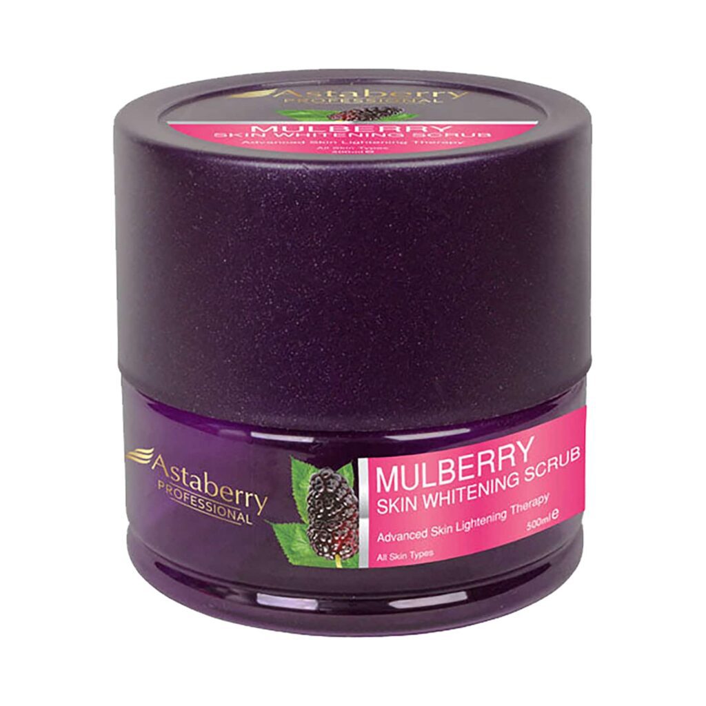 Astaberry Professional Mulberry Skin Whitening Scrub (500ml) - Astaberry