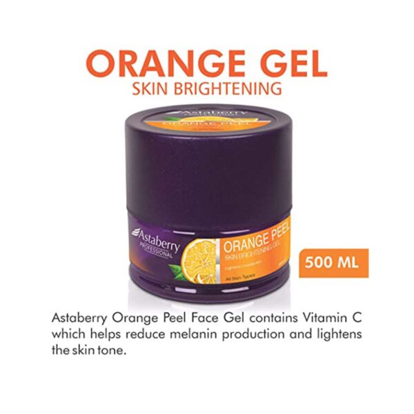 Astaberry Professional Orange Peel Brightening Skin Gel (500ml) - Astaberry