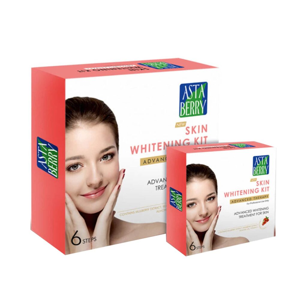 Astaberry Skin Whitening Facial Kit - (6Pcs) - Astaberry