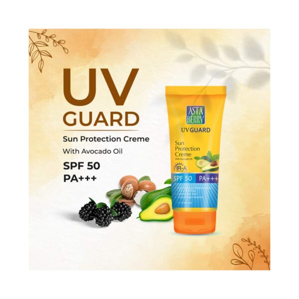 Astaberry UV Guard Sun Protection Crème SPF 50 (100ml) - Astaberry