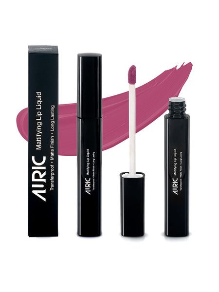 Auric Mattifying Lip Liquid Rosemary Blush-3309
