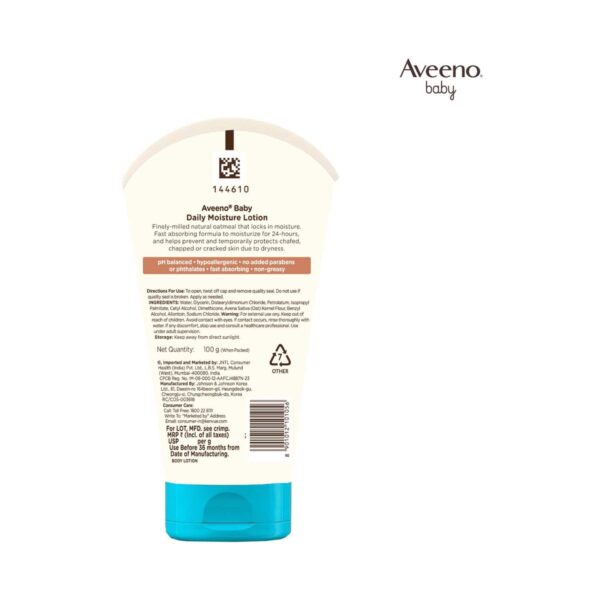 Aveeno Baby Daily Moisture Lotion (100 g) - Aveeno