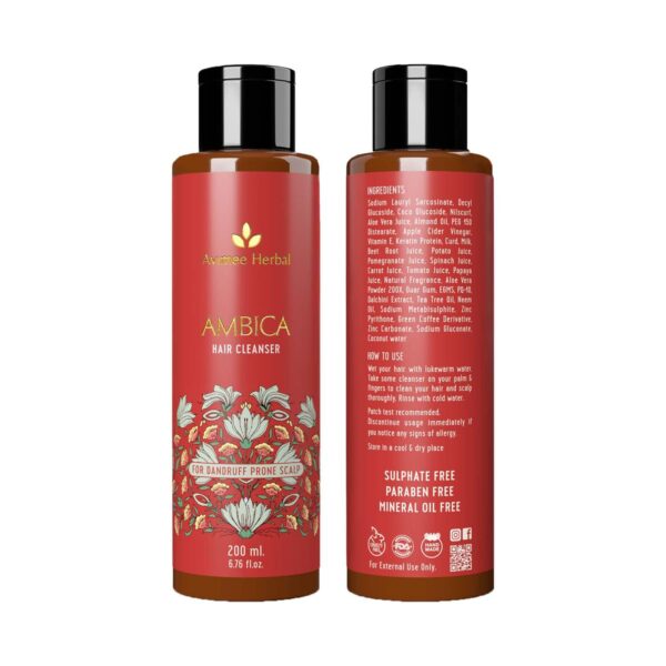 Avimee Herbal Ambica Hair Cleanser (200 ml) - Avimee Herbal