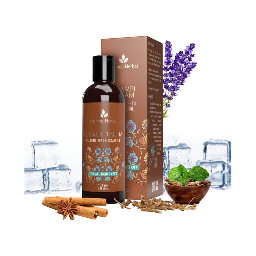 Avimee Herbal Champi Tailam Massage Oil (100 ml) - Avimee Herbal
