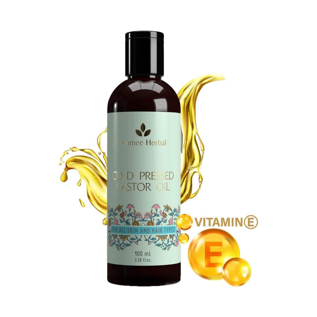 Avimee Herbal Cold Pressed Castor Oil (100 ml) - Avimee Herbal