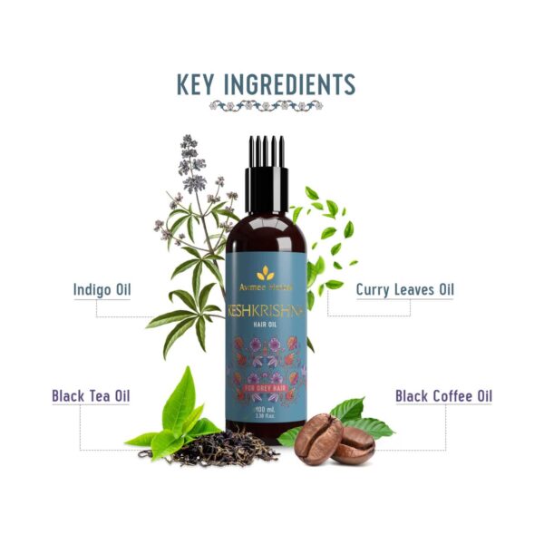 Avimee Herbal Keshkrishna Hair Oil (100 ml) - Avimee Herbal