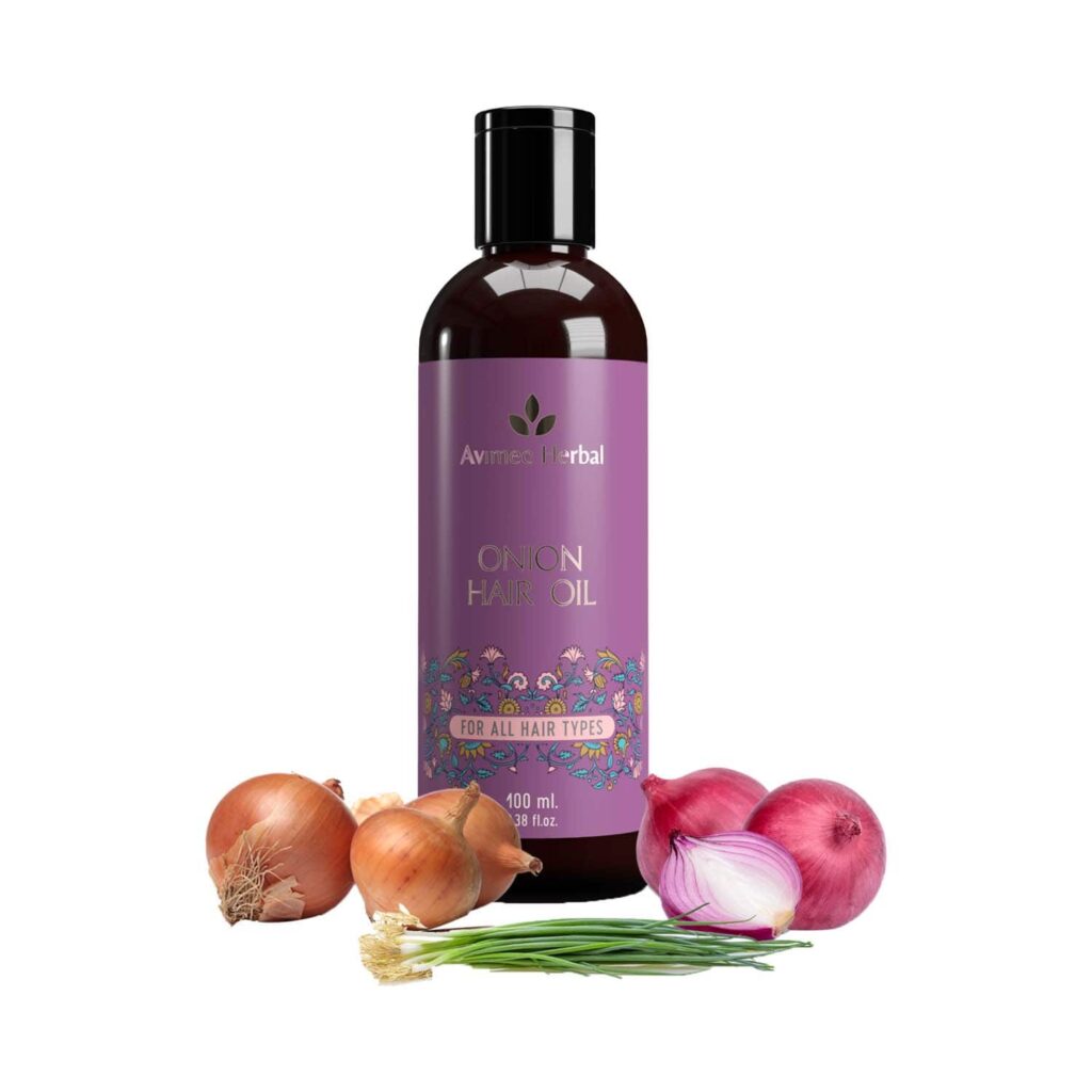 Avimee Herbal Onion Hair Oil (100 ml) - Avimee Herbal