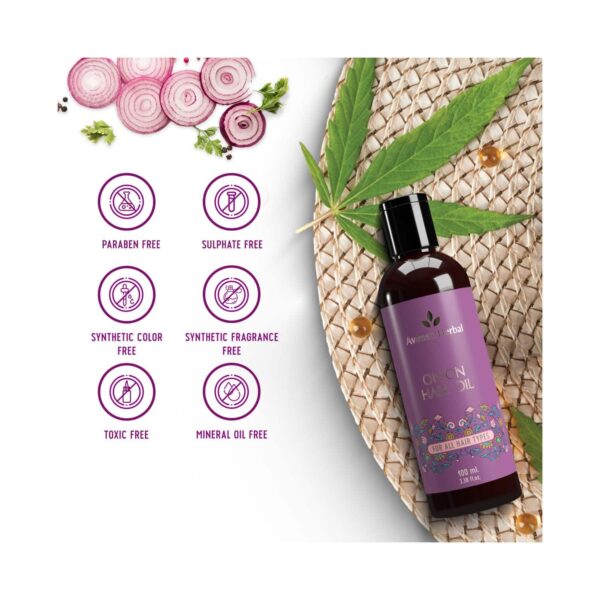 Avimee Herbal Onion Hair Oil (100 ml) - Avimee Herbal