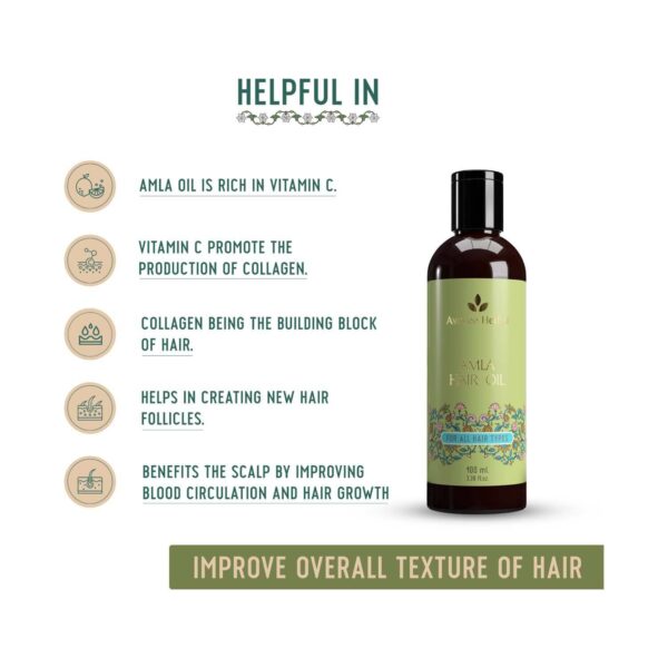 Avimee Herbal Pure Amla Hair Oil (100 ml) - Avimee Herbal