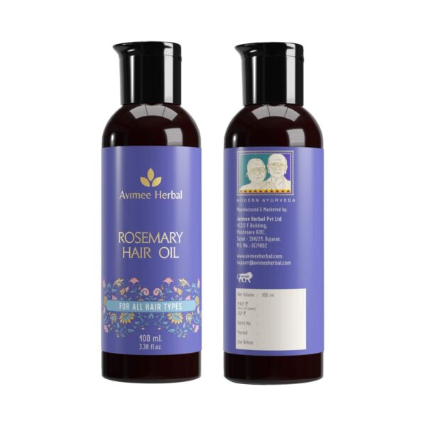 Avimee Herbal Rosemary Hair Oil (100 ml) - Avimee Herbal