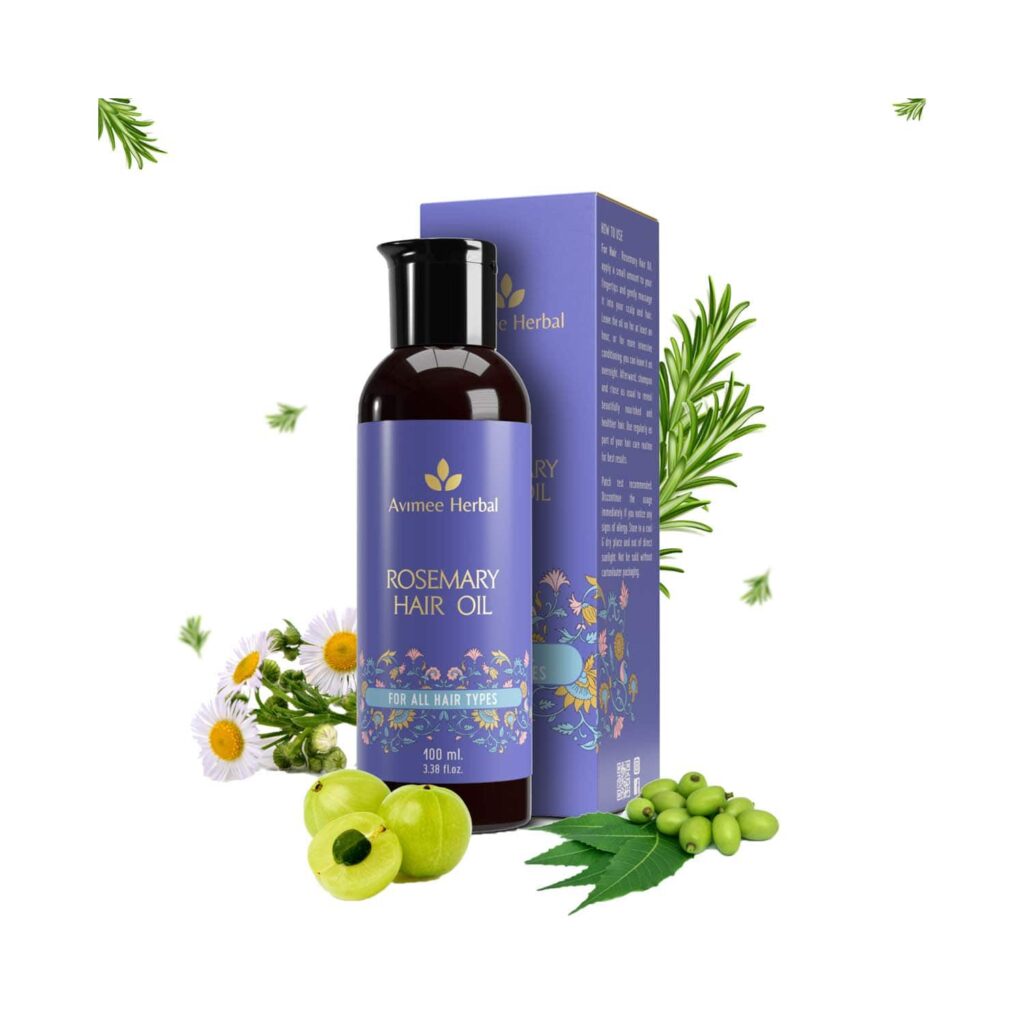Avimee Herbal Rosemary Hair Oil (100 ml) - Avimee Herbal