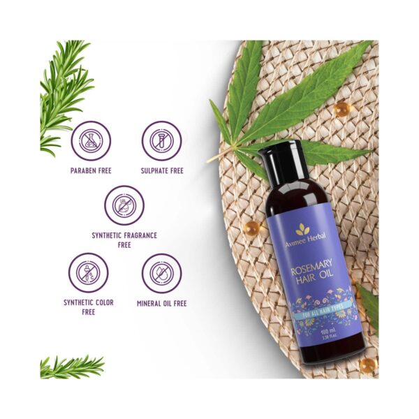 Avimee Herbal Rosemary Hair Oil (100 ml) - Avimee Herbal