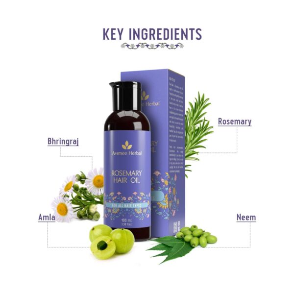 Avimee Herbal Rosemary Hair Oil (100 ml) - Avimee Herbal