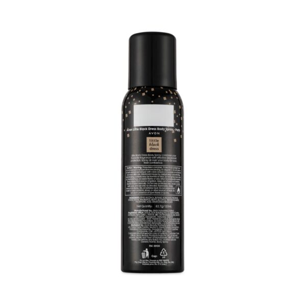 Avon Little Black Dress Party Body Spray (120ml) - Avon
