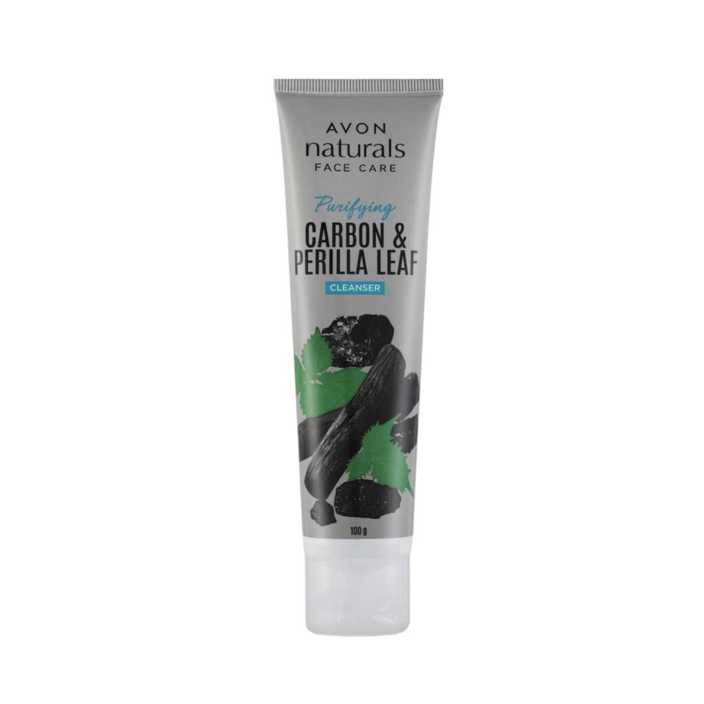 Avon Naturals Purifying Carbon & Perilla Leaf Cleanser (100g) - Avon