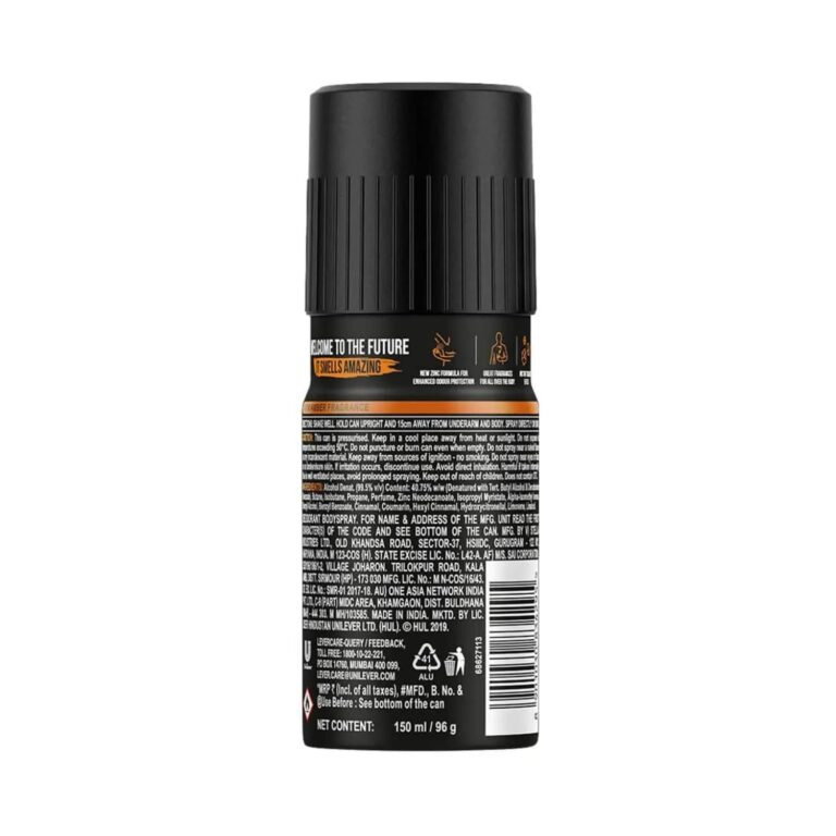 AXE 24X7 Warm Amber Fragrance Deodorant For Men (150ml) - AXE