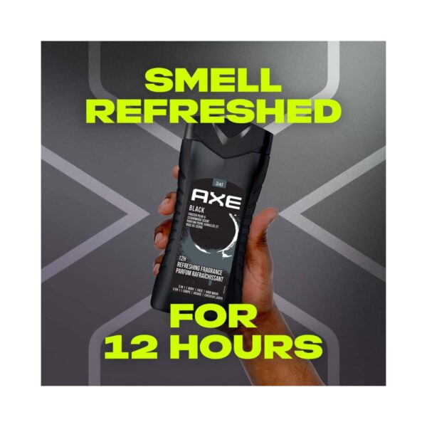 AXE Black 3 In 1 Body Face & Hair Wash & Black 3 In 1 Body Face & Hair Wash For Men Fragrance Combo - AXE