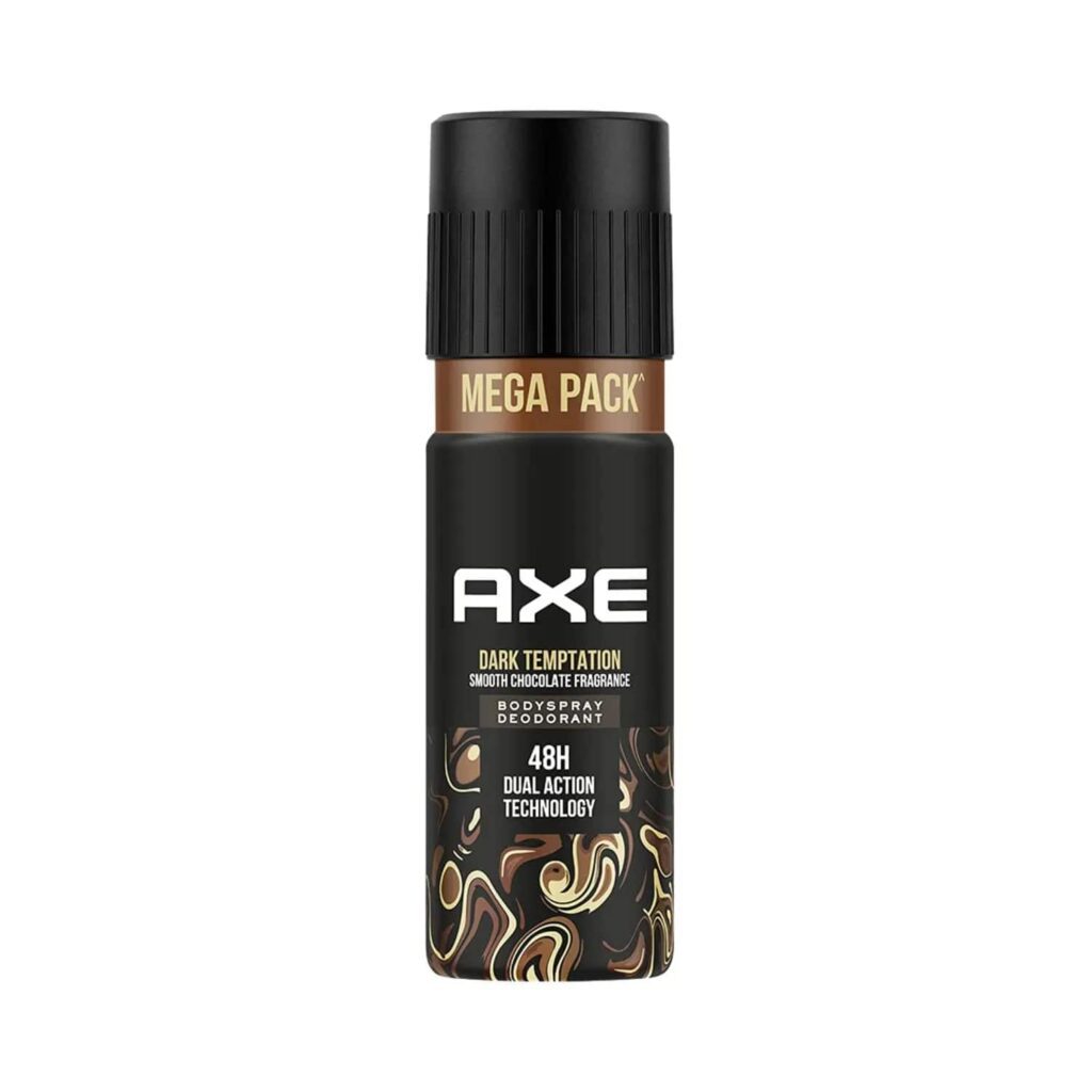 AXE Dark Temptation 48H Dual Action Deodorant Body Spray For Men (215ml) - AXE